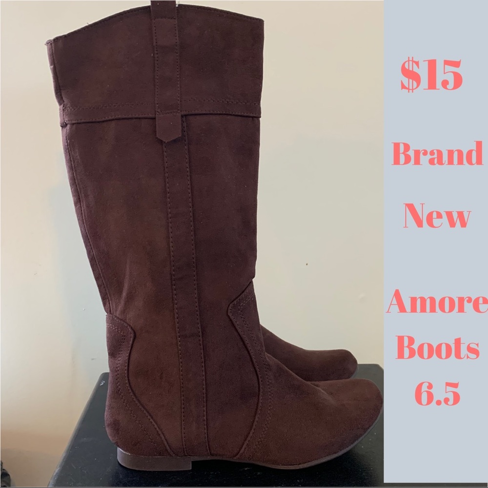 AMORE Stormy Boots Brown Size 6.5 New 2 LEFT❗️